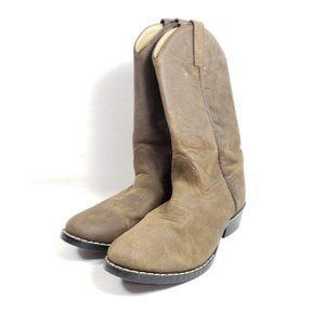 Masterson Boots Western Kids Size 4 D Brown Leather